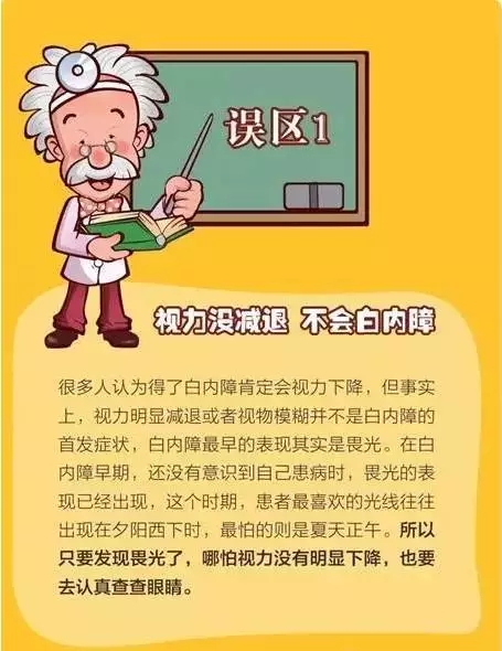 你對(duì)白內(nèi)障的誤解有多深？